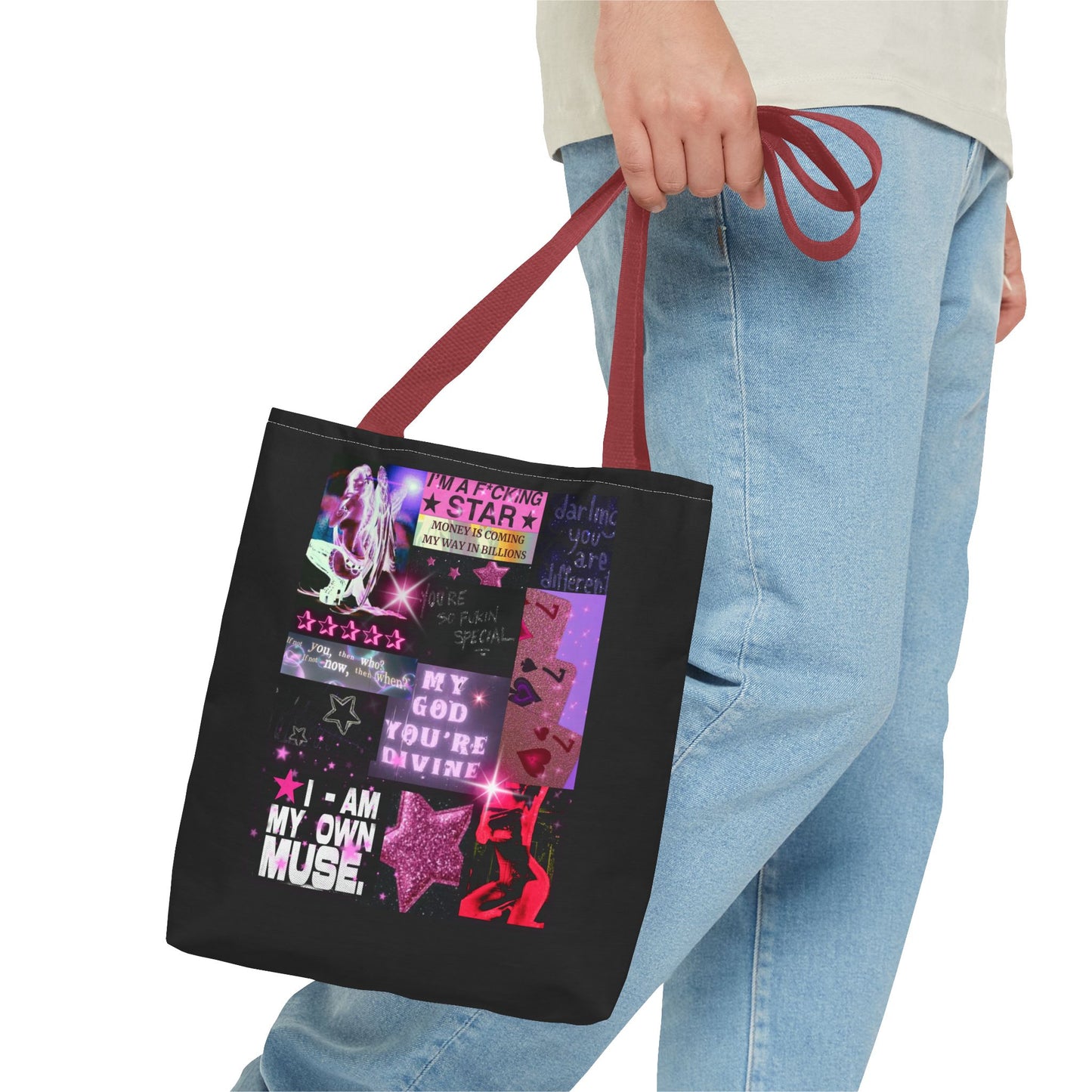 BILLION TIMES BLESSED Graphic Tote Bag