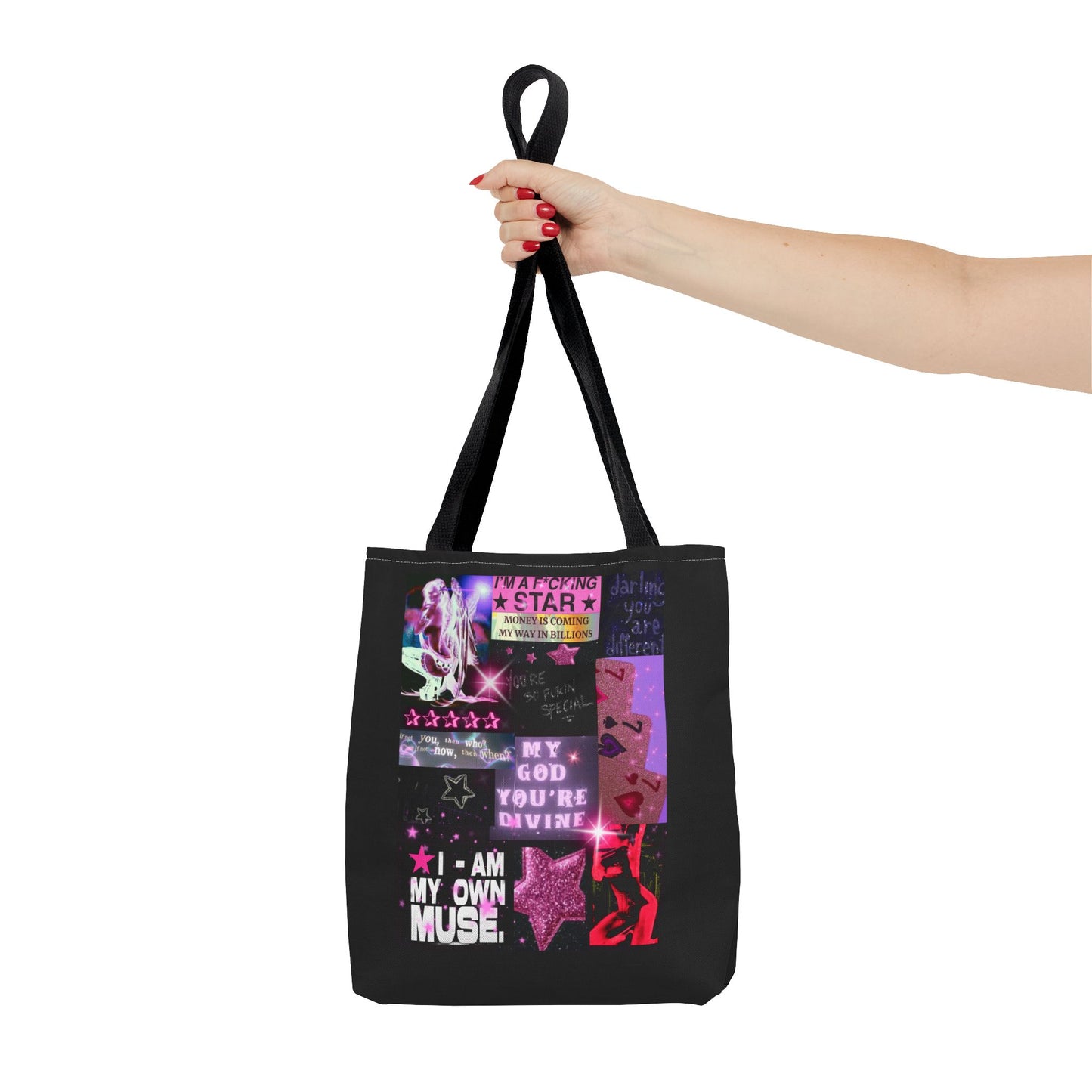 BILLION TIMES BLESSED Graphic Tote Bag