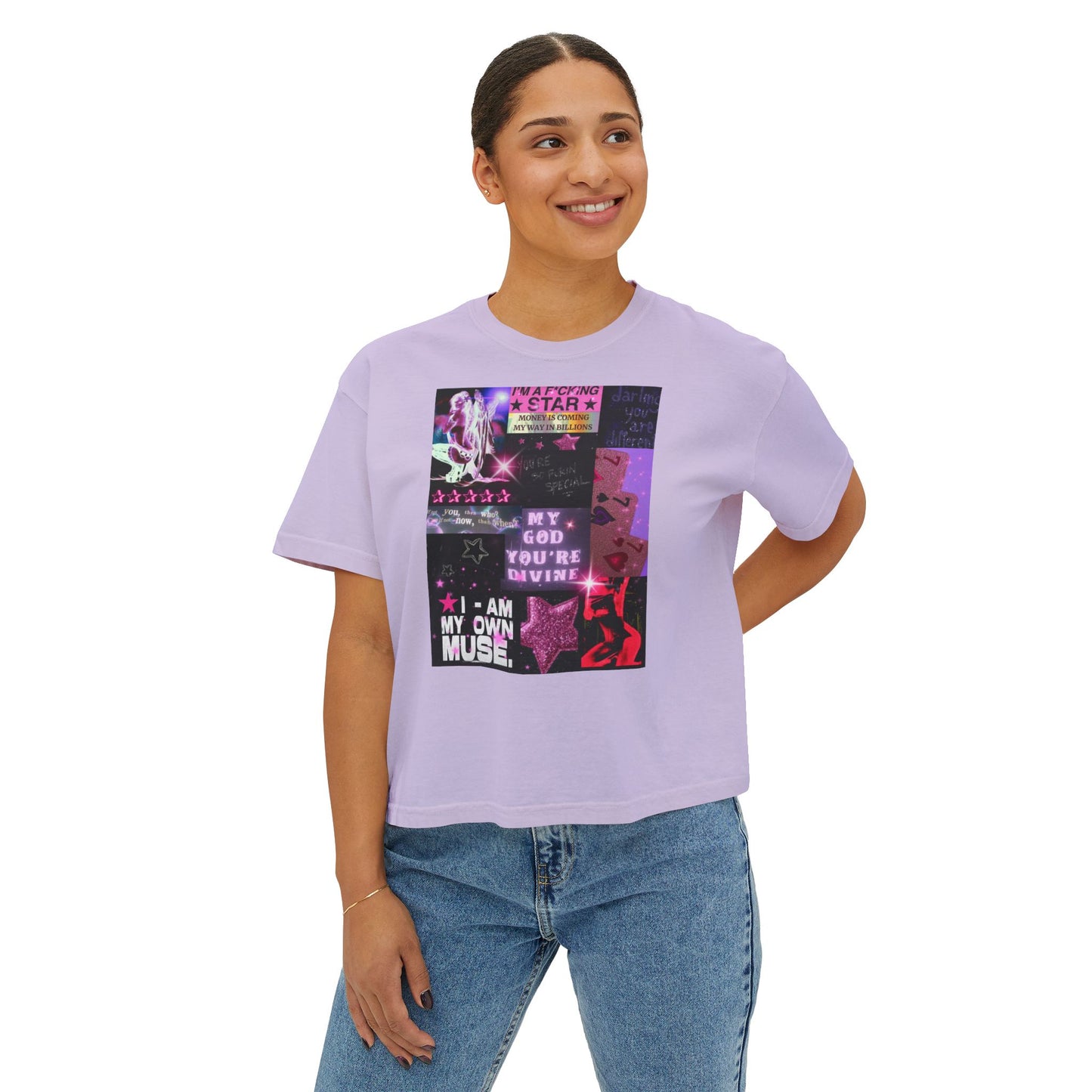 BILLION TIMES BLESSED  Boxy Tee