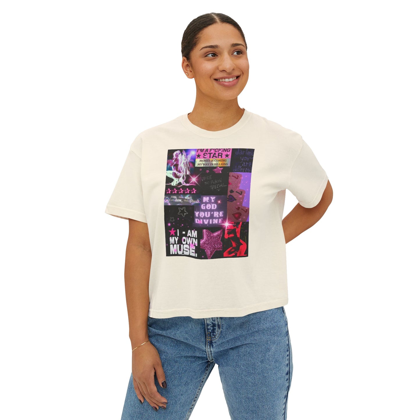 BILLION TIMES BLESSED  Boxy Tee