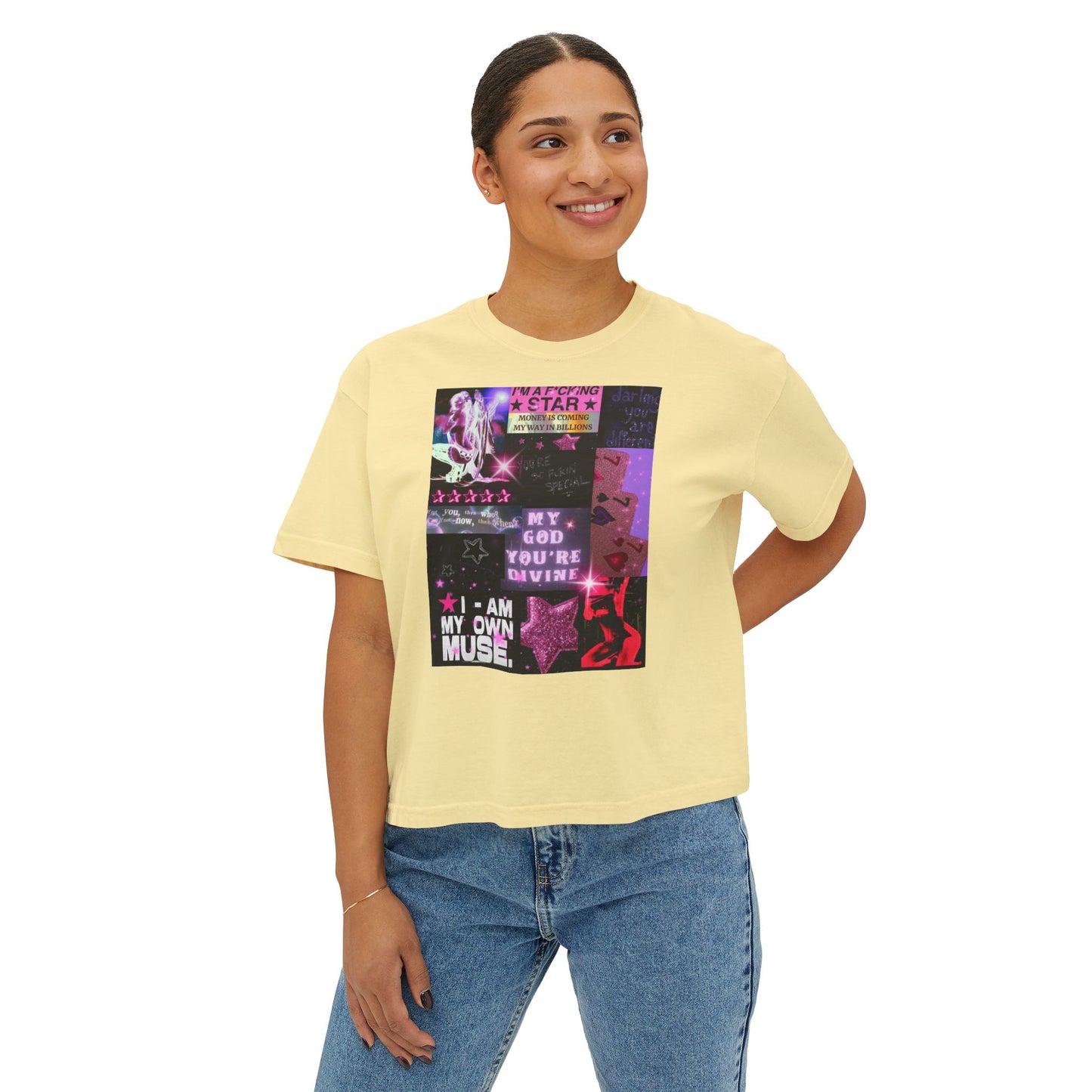 BILLION TIMES BLESSED  Boxy Tee