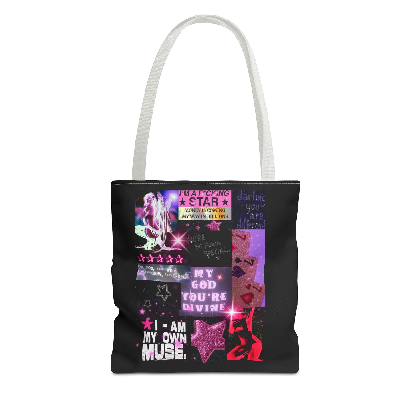 BILLION TIMES BLESSED Graphic Tote Bag