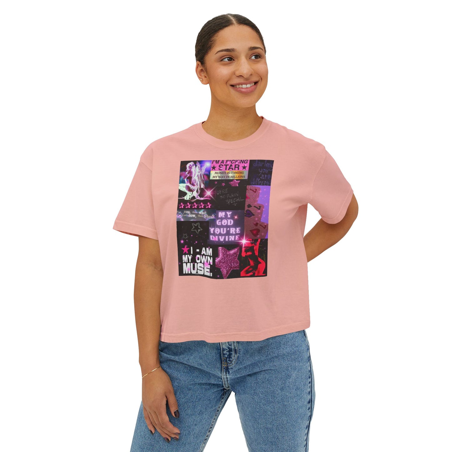 BILLION TIMES BLESSED  Boxy Tee