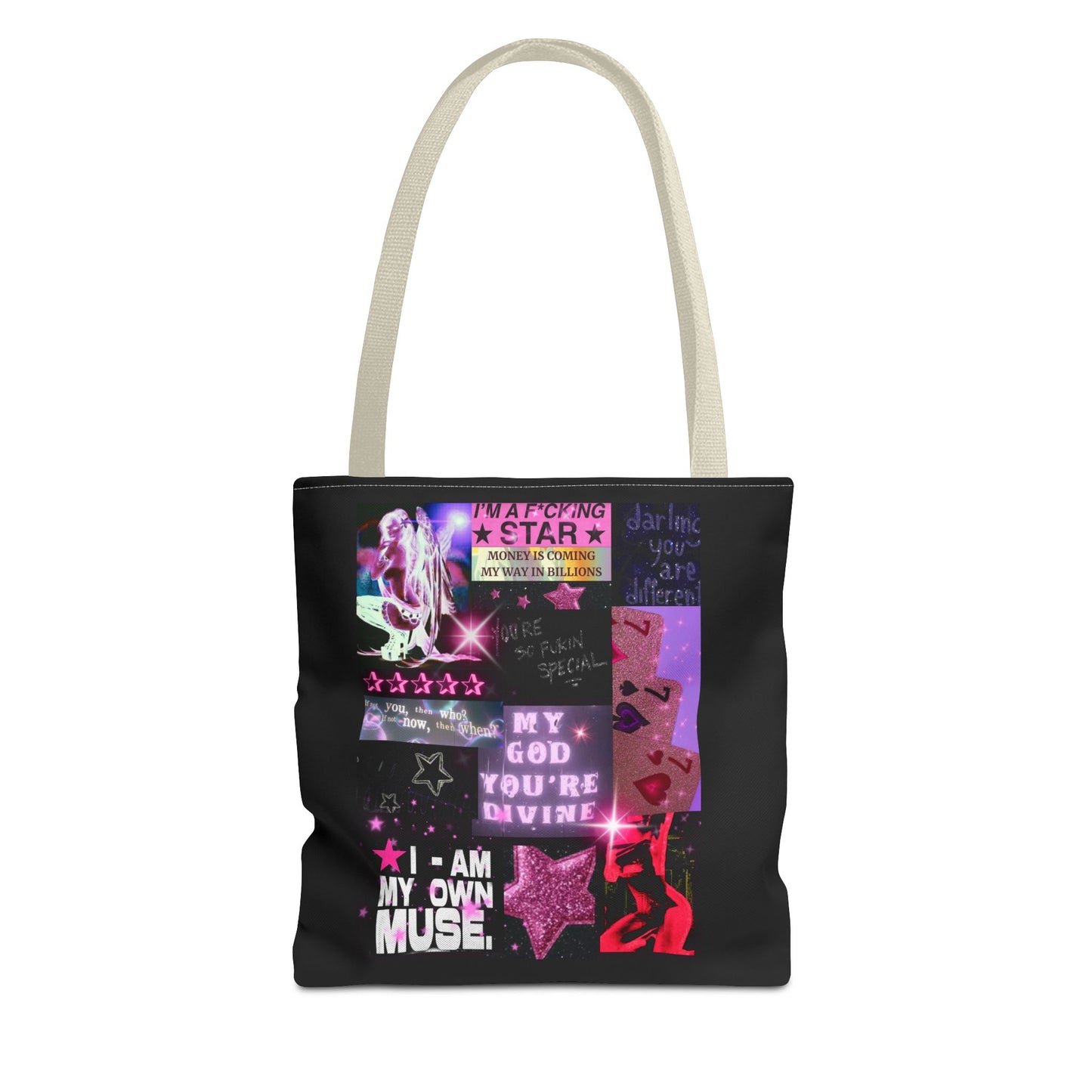 BILLION TIMES BLESSED Graphic Tote Bag