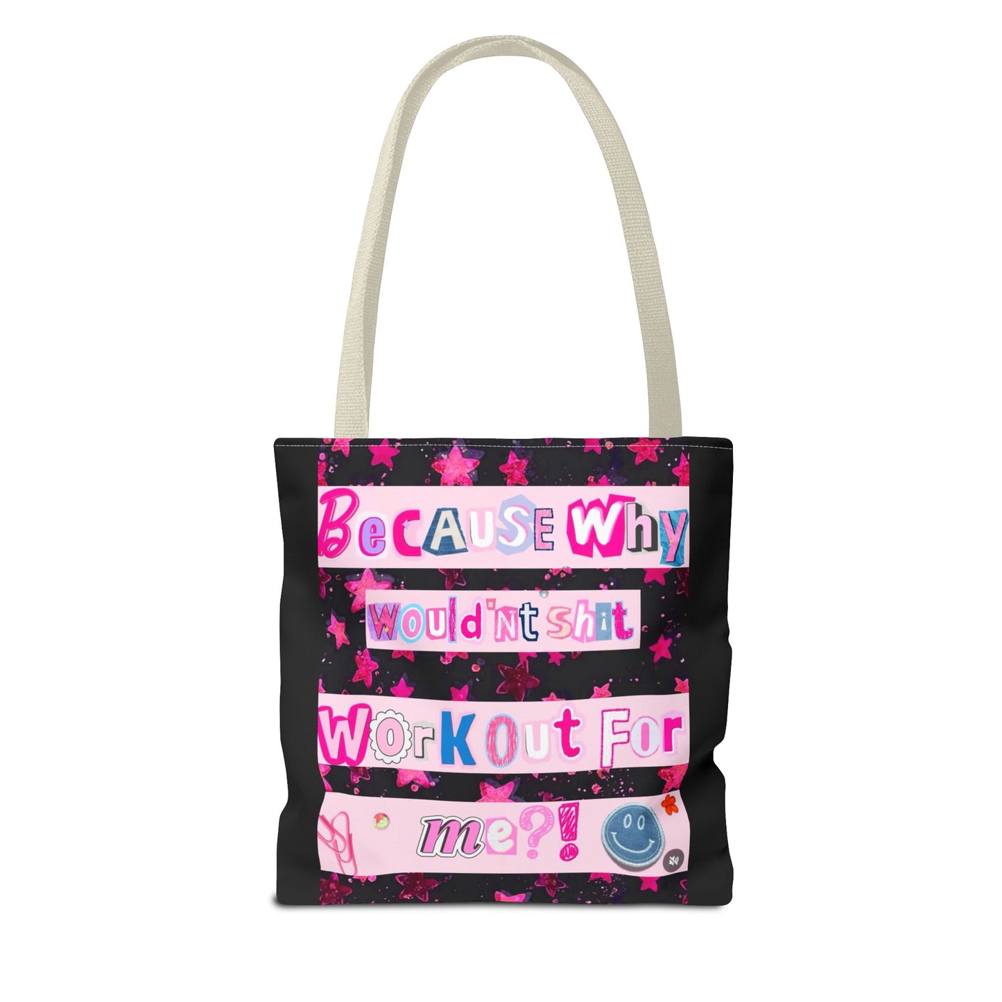 BILLION TIMES BLESSED Graphic Tote Bag