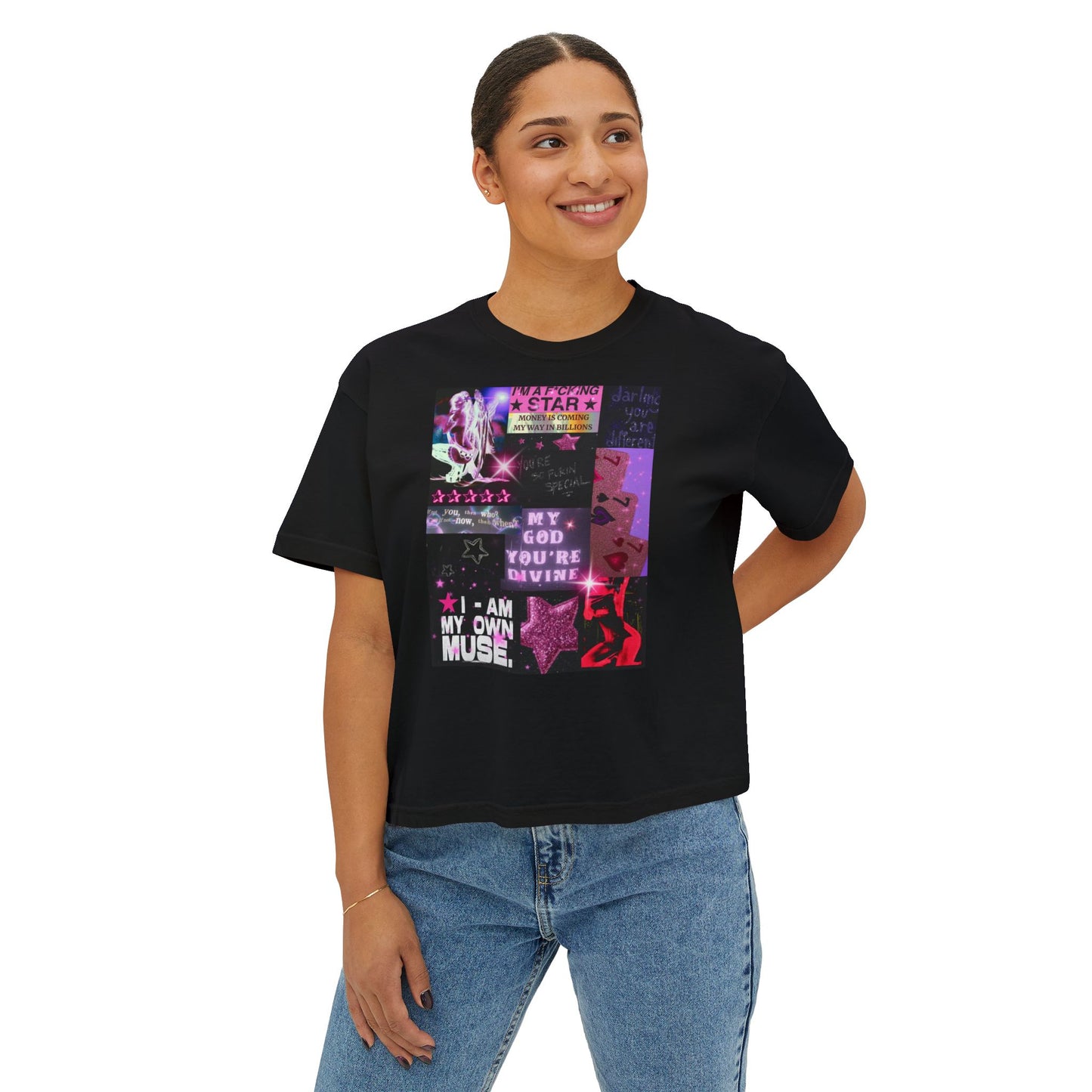 BILLION TIMES BLESSED  Boxy Tee