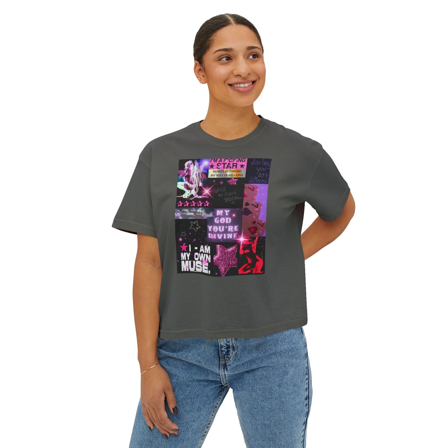 BILLION TIMES BLESSED  Boxy Tee