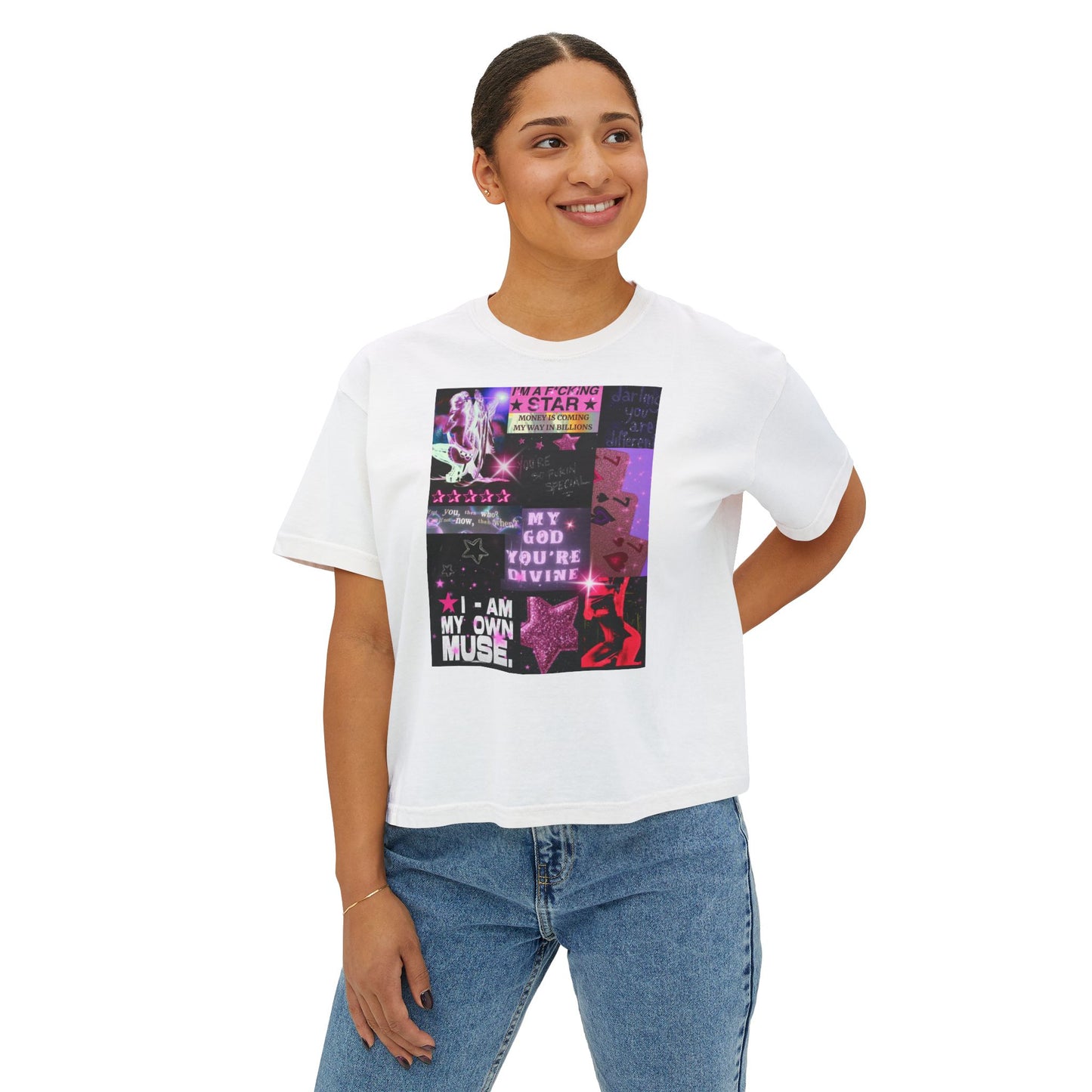 BILLION TIMES BLESSED  Boxy Tee