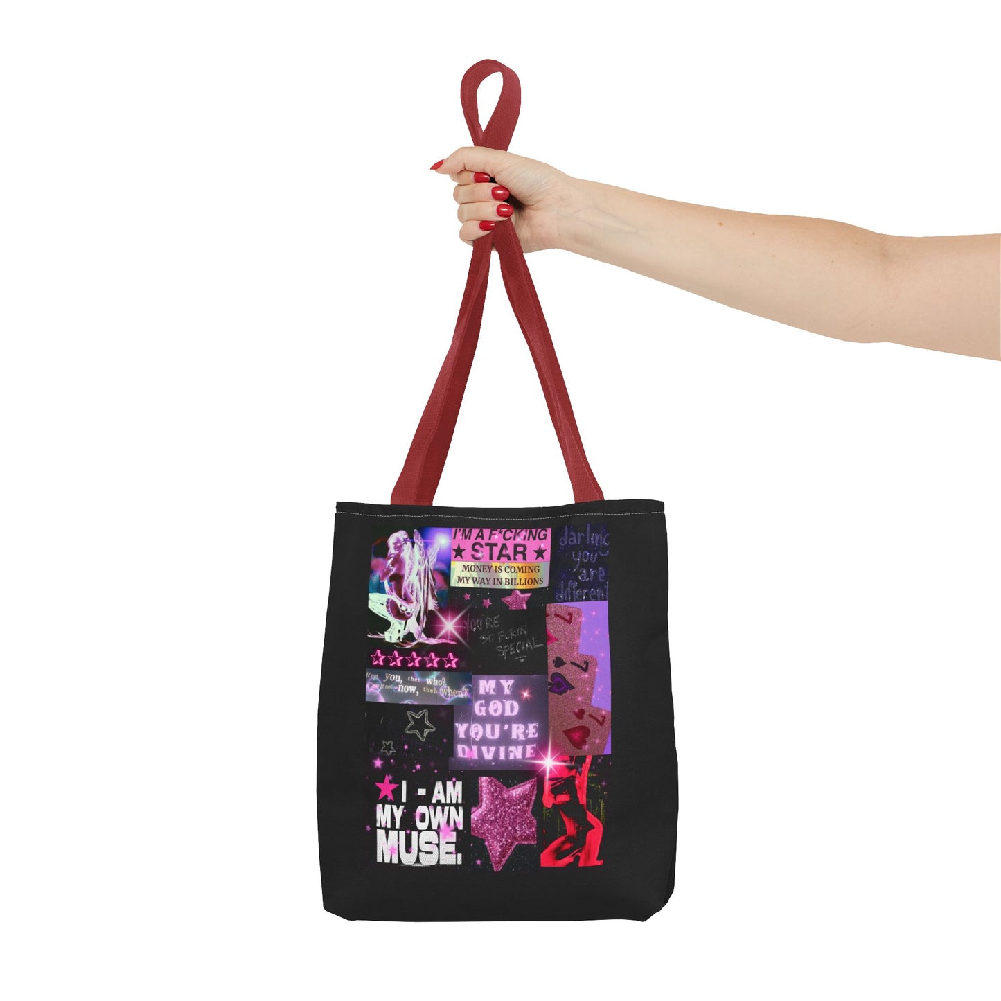 BILLION TIMES BLESSED Graphic Tote Bag