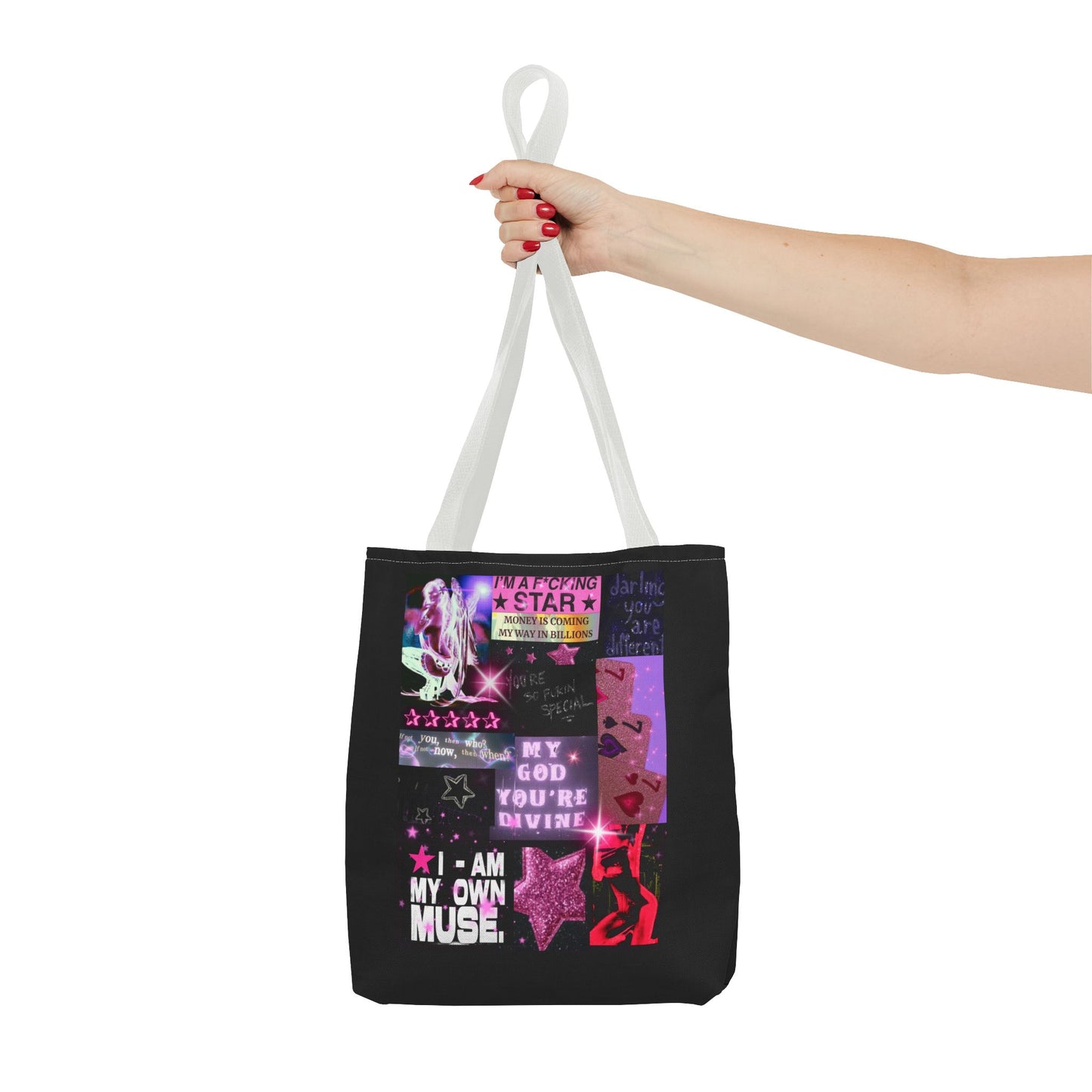 BILLION TIMES BLESSED Graphic Tote Bag